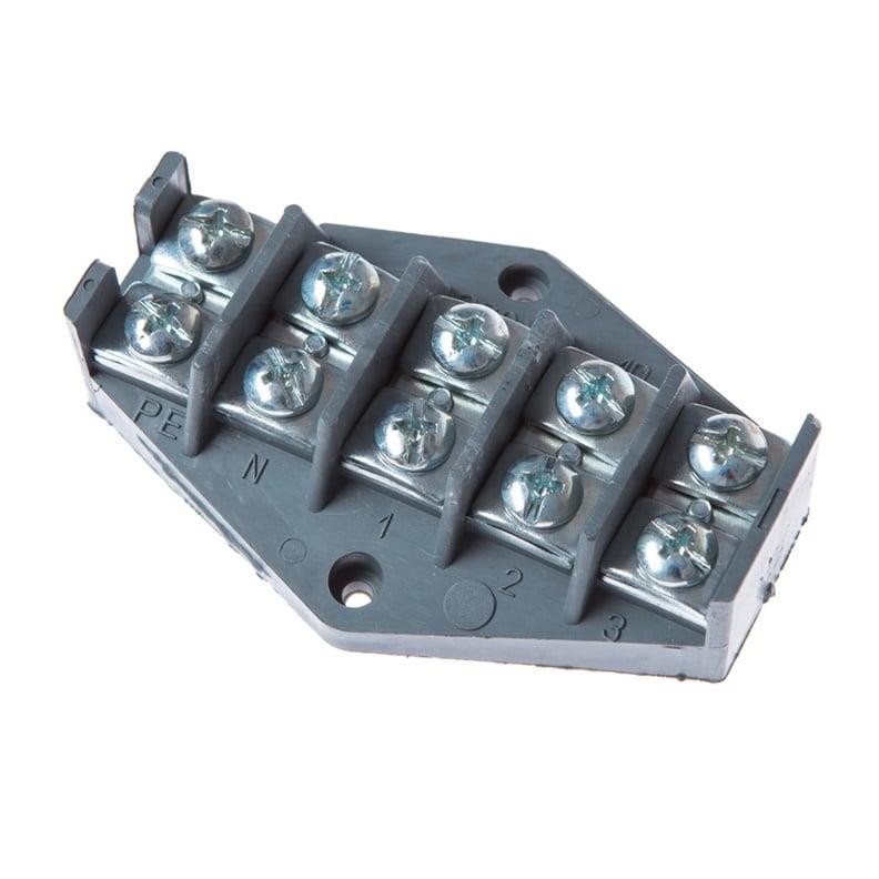 Sujungimo kaladėlė Elektroplast 5 x 10 mm², pilka