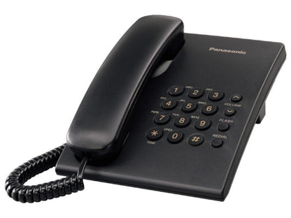 Laidinis telefonas Panasonic KX-TS500FXB, juodas