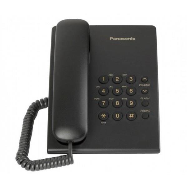 Laidinis telefonas Panasonic KX-TS500FXB, juodas