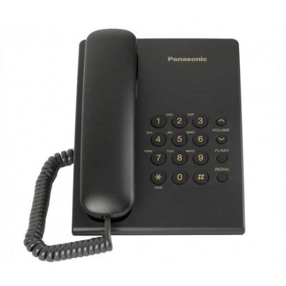 Laidinis telefonas Panasonic KX-TS500FXB, juodas