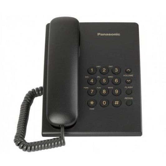 Laidinis telefonas Panasonic KX-TS500FXB, juodas