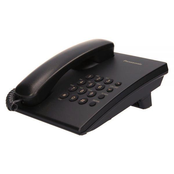 Laidinis telefonas Panasonic KX-TS500FXB, juodas