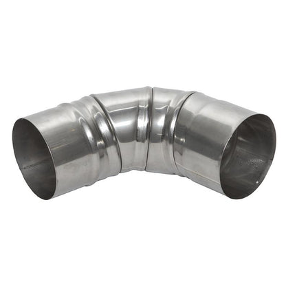 Kaminų alkūnė WADEX 116, D100 mm 90°