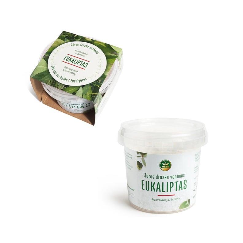 Sól morska z olejkiem eterycznym z eukaliptusa Mięta, 350 g