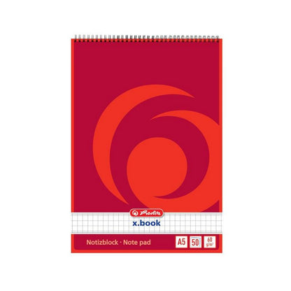 Notes Herlitz 110734 A7/50k, w kratkę, ze spiralą (10/320)