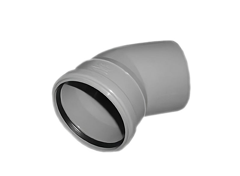 Vidaus kanalizacijos alkūnė Wavin, Ø 110 mm, 15°