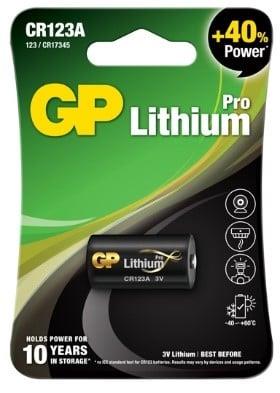 Bateria litowa GP LITHIUM CR123A, 3V