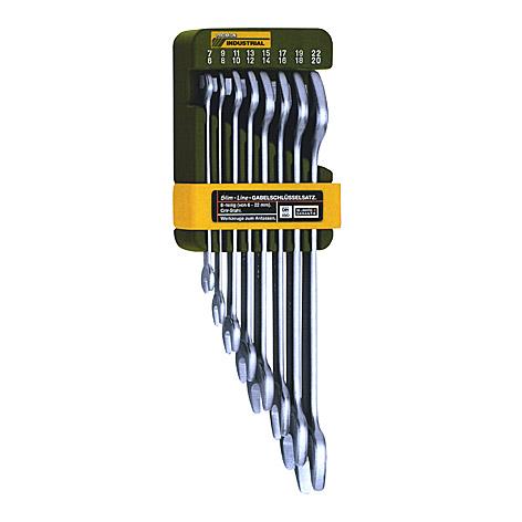 Zestaw kluczy płaskich 23800, 6 - 22 mm, 8 szt.