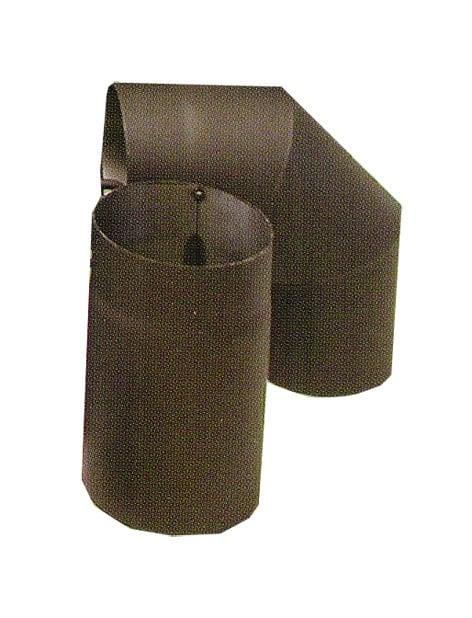 Kolano kominowe ABX, 200 mm, 1.5 mm, 45°