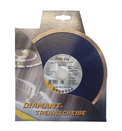 Deimantinis pjovimo diskas Cedima EC-110.1 180x25,4x1,6mm