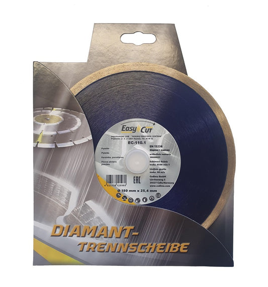 Deimantinis pjovimo diskas Cedima EC-110.1 180x25,4x1,6mm