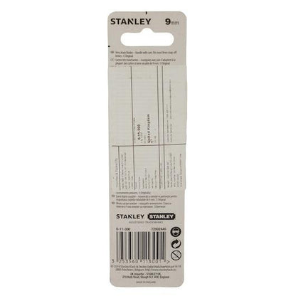 Ašmenys peiliui Stanley 0-11-300  9 mm, 10 vnt.