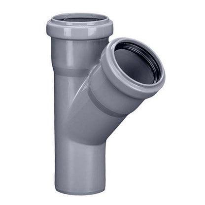 Vidaus kanalizacijos trišakis HTplus, Ø 110 / 110 mm, 45°