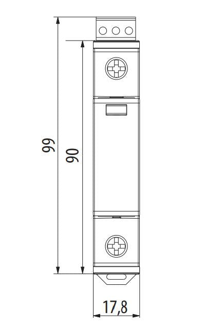 Viršįtampių ribotuvas ETI C275/20, 230 V