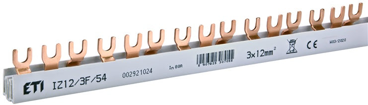 Szyna ETI IZ12, 3P, 54 moduły, 12 mm²