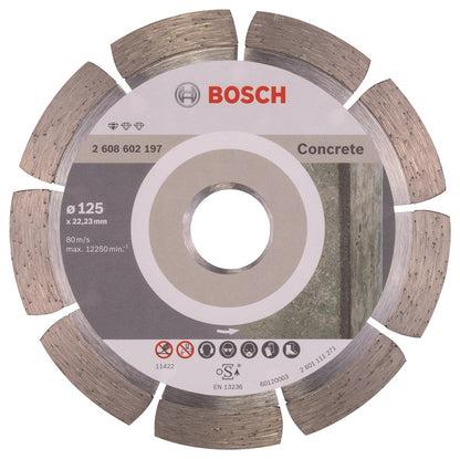 DISKAS DEIMANTINIS SEGMENT BETONUI 125X22.23mm
