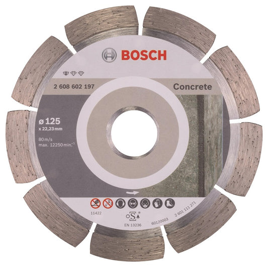 DISKAS DEIMANTINIS SEGMENT BETONUI 125X22.23mm