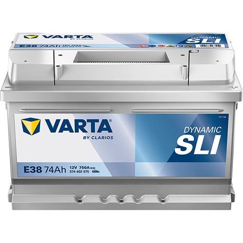 Akumuliatorius Varta SD E38, 74 Ah, 750 A, 12 V