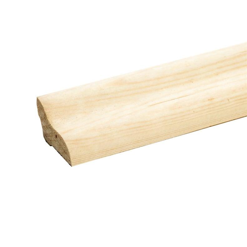 Listwa przypodłogowa, sosnowa, 27 x 45 x 2500 mm