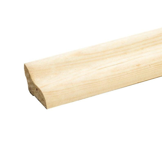 Listwa przypodłogowa, sosnowa, 27 x 45 x 2500 mm