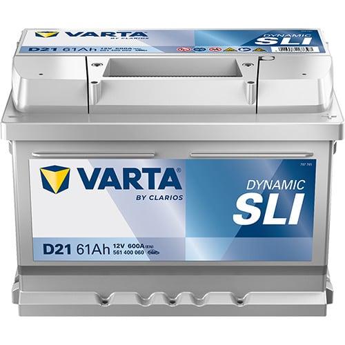 Akumuliatorius Varta SD D21, 61 Ah, 600 A, 12 V