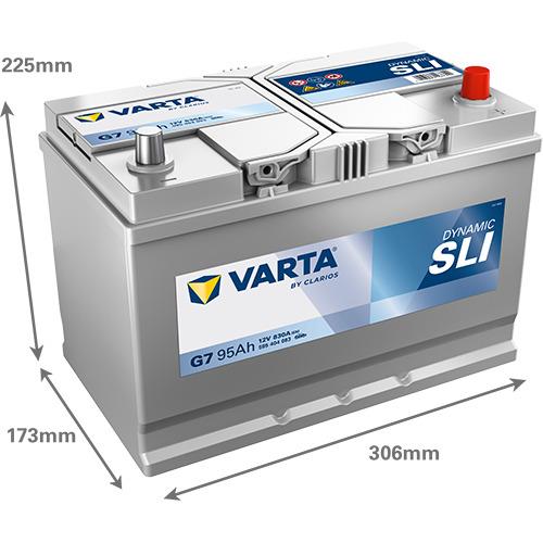 Akumuliatorius Varta BD G7, 95 Ah, 830 A, 12 V