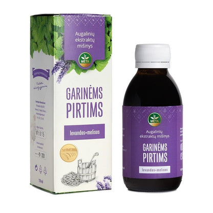 Garinės pirties levandų ir melisų ekstraktas MĖTA, 150 ml