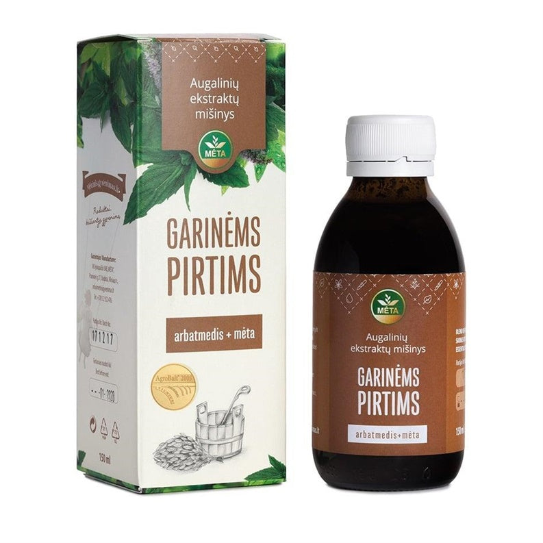 Garinės pirties arbatmedžių ir mėtų ekstraktas MĖTA, 150 ml