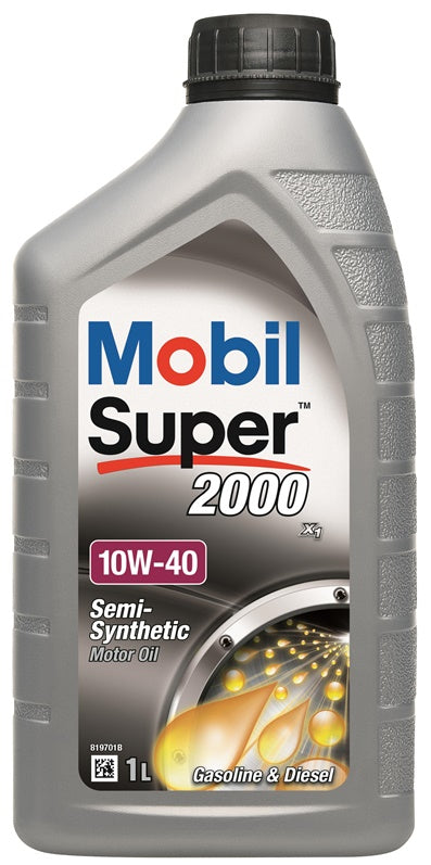 Automobilio variklio tepalas Mobil Super 2000x1, 10W-40, 1 l