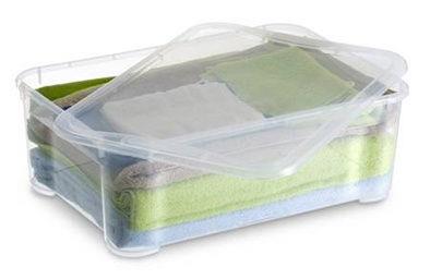 Pojemnik KIS, 31,5 l, przezroczysty, 55,5×39×19 cm