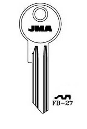 Półfabrykat klucza Jma FB-27, 1 szt.