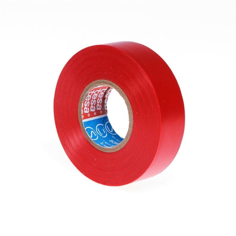 Taśma izolacyjna Tesaflex 53988, czerwona, 19 mm x 20 m