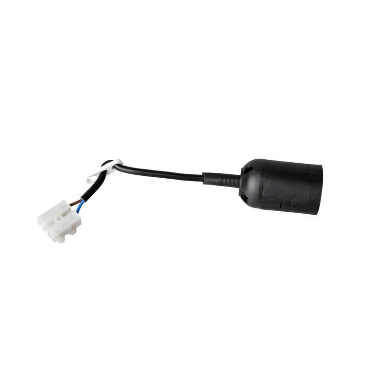 Gniazdo naprawcze Liregus LRD-20J, E27, czarne