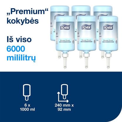 Mydło w płynie Tork Premium do włosów i ciała, S1, 1 l.
