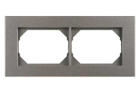 Dvivietis rėmelis VILMA XP500, metalo spalvos