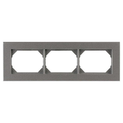Trivietis rėmelis VILMA XP500, metalo spalvos
