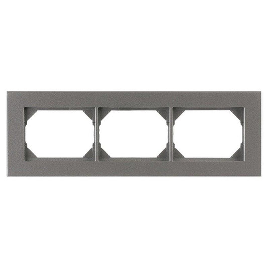 Trivietis rėmelis VILMA XP500, metalo spalvos