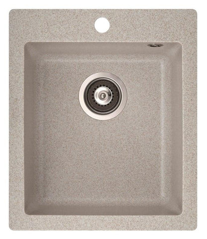 Plautuvė Simplex SQS100-110AW akmens masė 42,5x50x19,5cm