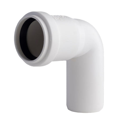 Kolano kanalizacyjne HTplus, Ø 32 mm, 88.5°, białe