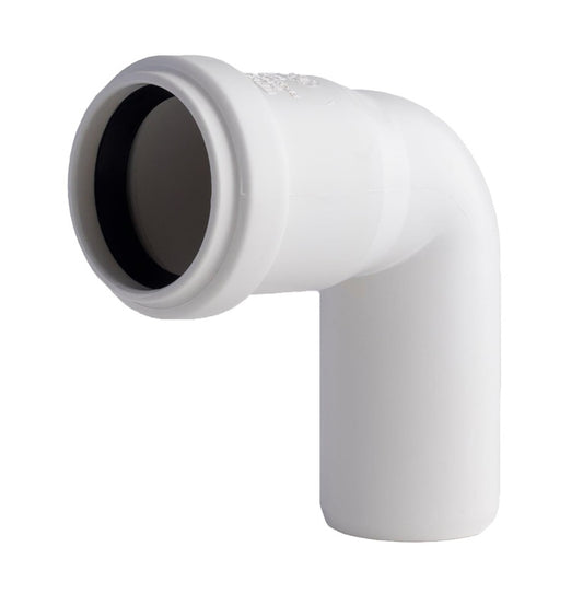 Kolano kanalizacyjne HTplus, Ø 32 mm, 88.5°, białe
