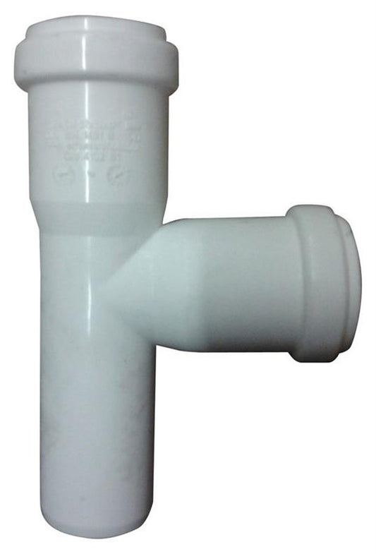 Trójnik kanalizacyjny wewnętrzny, Ø 32 / 32 mm, 88,5°, biały