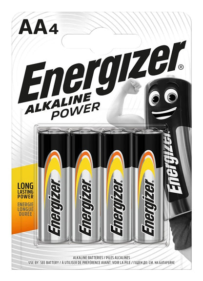 Elementai ENERGIZER AA/LR6, 1,5V, 4 vnt.