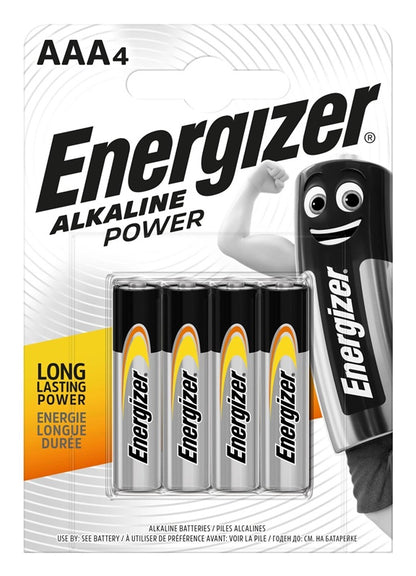 Elementai ENERGIZER AAA/LR03, 1,5V, 4 vnt.
