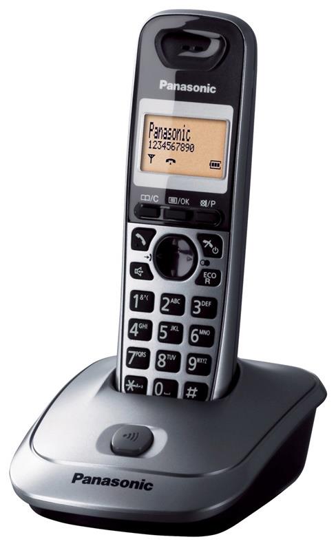 Telefon bezprzewodowy Panasonic KX-TG2511FXM, szary
