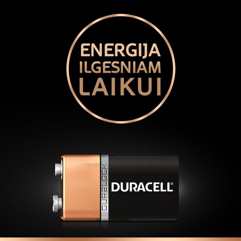 Elementas DURACELL, 9V