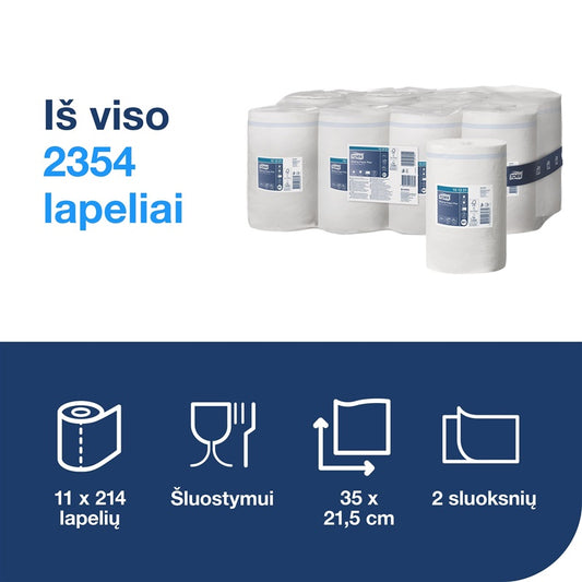 Popierinis rankšluostis Tork Plus, 2 sl.