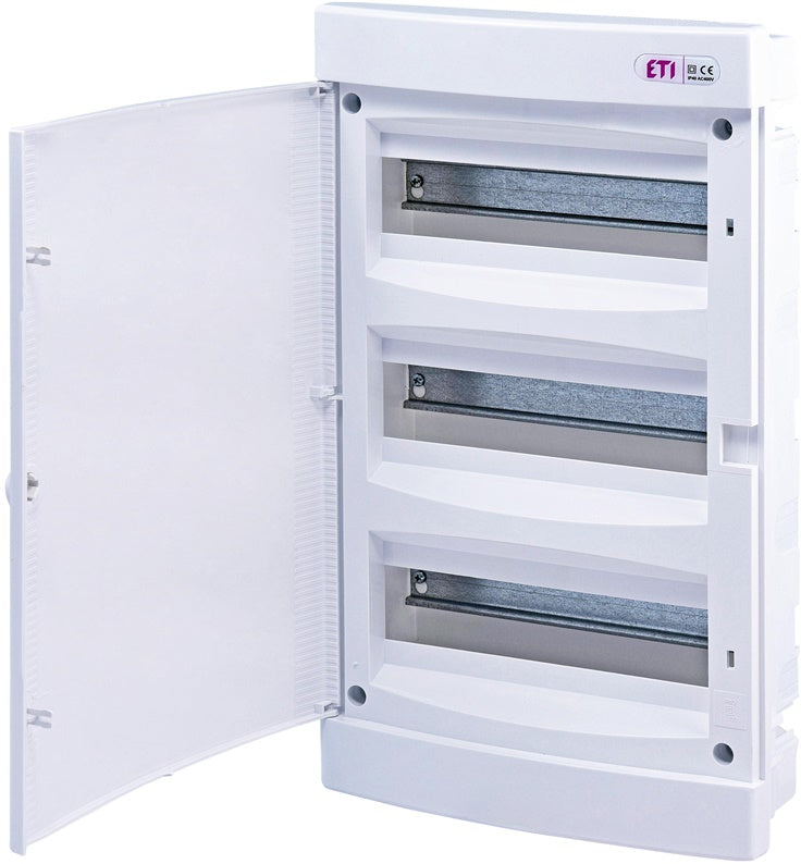 Rozdzielnica modułowa ETI ECM36PO, podtynkowa, IP40, 36 modułów.