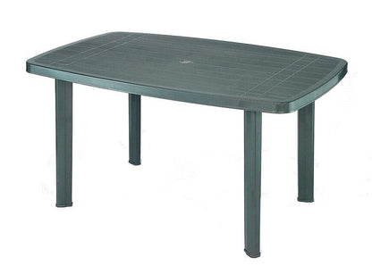 Lauko stalas PROGARDEN FARO OVAL, žalias, 126×85×72 cm