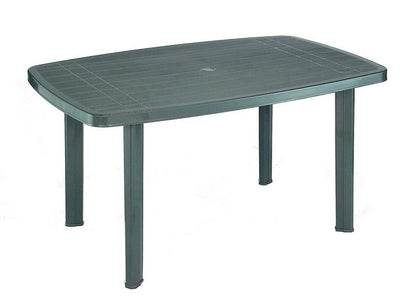 Lauko stalas PROGARDEN FARO OVAL, žalias, 126×85×72 cm
