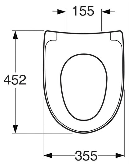 DESKA SEDESOWA Nautic 9M26S101, 35,5 x 45,2 cm